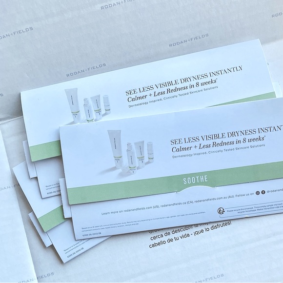 Rodan + Fields SOOTHE Skincare Sample/Trial Packs (3) - Picture 2 of 3